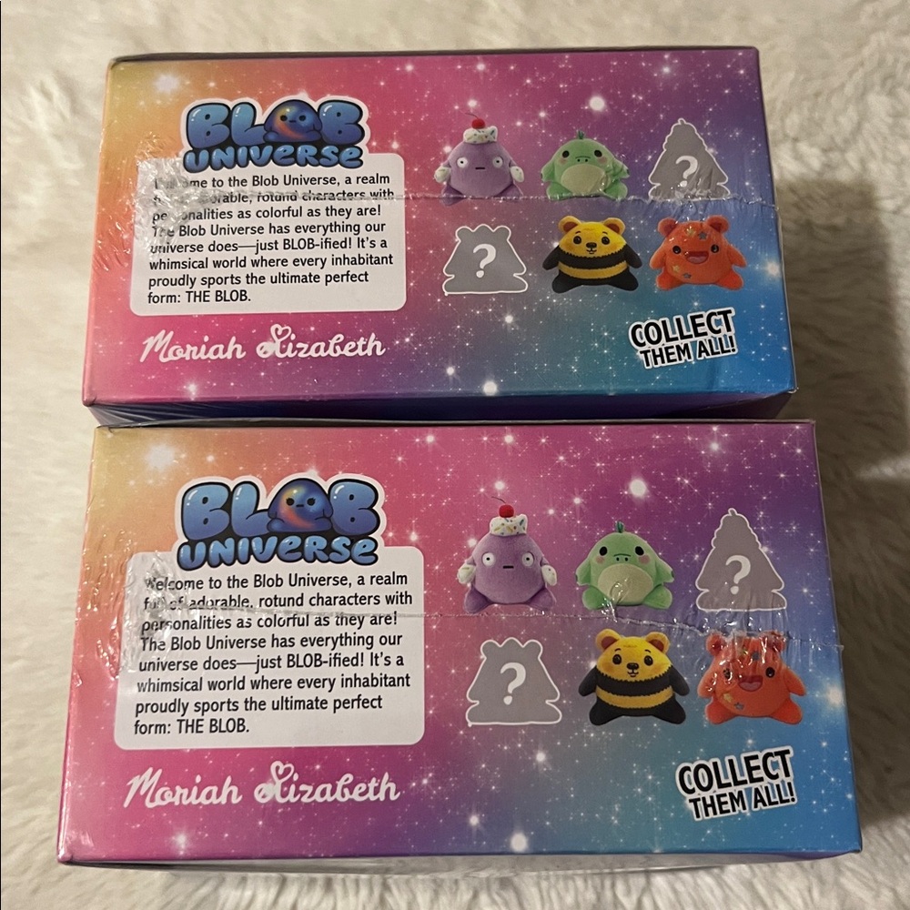 2 sealed Moriah Elizabeth mini mystery plush blob universe - Picture 3 of 4